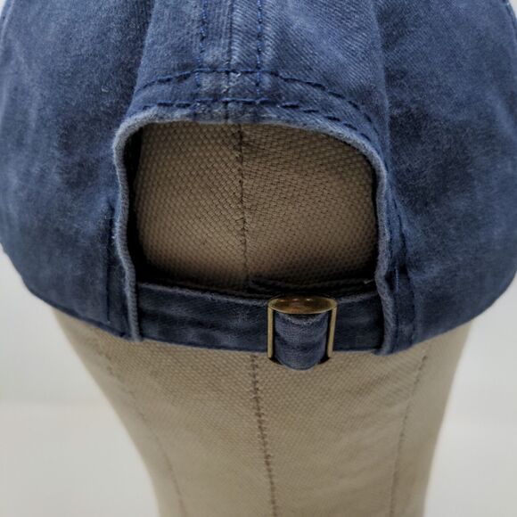 David and Young Men's Slideback Hat Blue OSFM Bad Hair Day Embroidered Logo - Picture 8 of 11